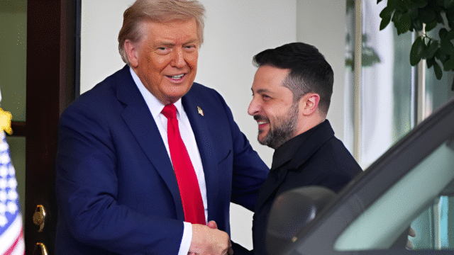 Trump Meets Zelenskyy at White House as European Leaders Push to Protect Ukraine in Peace Talks