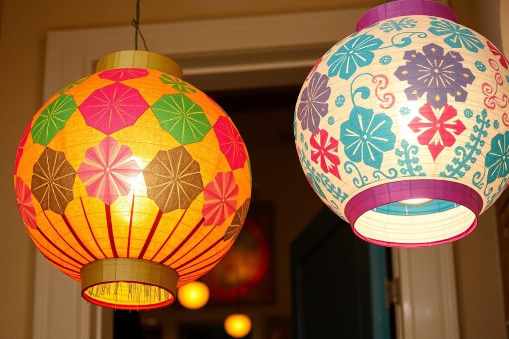 Handmade Paper Lantern Set for Diwali decoration under ₹500 Handmade Paper Lantern Set for Diwali decoration under ₹500