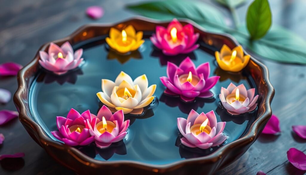 Lotus-Shaped Floating Candles for Diwali decoration under ₹500 Lotus-Shaped Floating Candles for Diwali decoration under ₹500