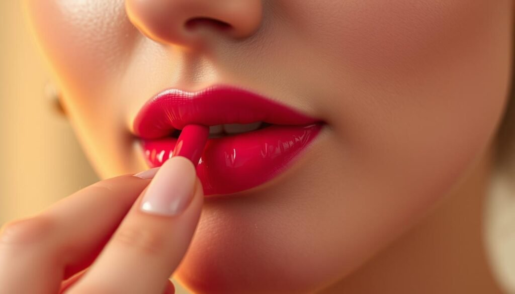 lips application lips application