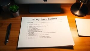 blog post outline